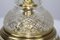 Crystal Glass & Brass Table Lamp, 1900s 5