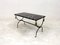 Black Marble and Brass Swan Coffee Table, 1960s 9