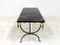 Black Marble and Brass Swan Coffee Table, 1960s 2