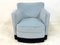 Vintage Blue Velvet Lounge Chairs, Set of 2 1