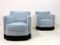 Vintage Blue Velvet Lounge Chairs, Set of 2, Image 7