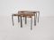 Teak and Metal Nesting Tables, 1960s, Image 1