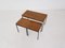 Teak and Metal Nesting Tables, 1960s 6