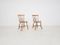 Teak Spindle Back Chairs from Pastoe, 1950s, Set of 2 1