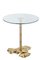 Small Gingko Biloba Leaves Side Table from Brass Brothers 1