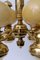 Art Deco Style Brass Chandelier, 1960s, Image 4