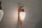 Lampade da parete in teak di Uno & Östen Kristiansson per Luxus, anni '60, set di 2, Immagine 5