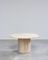 Round Modernist Travertine Dining Table, 1970s, Image 9