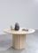 Round Modernist Travertine Dining Table, 1970s, Image 6