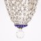 English Crystal Basket Chandelier, 1920s 5