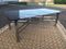 Large Vintage Chromed Coffee Table with Smoked Glass Top 6