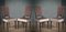 Italienische Mid-Century Stühle, 1950er, 4er Set 14