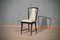 Italienische Stühle aus Mahagoni & Leder, 1950er, 6er Set 5