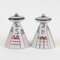 Postmodern Ceramic Salt & Pepper Mill from Kupfermühle Keramik, 1980s, Image 1