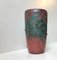 Art Deco Vase aus Keramik mit Camou-Glasur von Niels Peter Nielsen für Dagnaes, 1940er 1