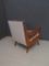 Mid-Century Sessel mit Gestell aus Holz & besticktem Samtbezug, 1950, 2er Set 5