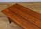 Mid-Century Teak Slatted Low Bench Seat or Coffee Table, 1950s 5