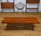 Mid-Century Teak Slatted Low Bench Seat or Coffee Table, 1950s 2