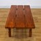 Mid-Century Teak Slatted Low Bench Seat or Coffee Table, 1950s 11