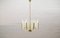 Lámpara de araña de 8 luces de Carl Fagerlund para Orrefors, años 60, Imagen 1