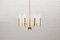 8-Light Chandelier in the Style of Carl Fagerlund for Orrefors, 1960s 3