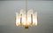Lampadario a 8 luci nello stile di Carl Fagerlund per Orrefors, anni '60, Immagine 7