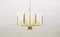 8-Light Chandelier in the Style of Carl Fagerlund for Orrefors, 1960s, Image 6