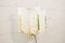 Glass Leaves & Brass Wall Lamp in the Style of Carl Fagerlund for Orrefors, 1960s 3