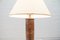 Leather Table Lamp with Maja Motif from Kaiser Leuchten, 1960s, Image 8