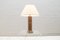 Leather Table Lamp with Maja Motif from Kaiser Leuchten, 1960s, Image 1