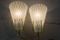 Mid-Century Wandlampe aus Messing & Glas mit 2 Leuchten, 1950er 6