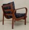 Mid-Century Italian Ash Armchairs, 1950s, Set of 2, Image 4