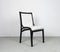 Chaises Cavour Noires et Blanches par Vittorio Gregotti pour Poltrona Frau, 1980s, Set de 4 1