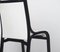 Black and White Cavour Chairs by Vittorio Gregotti for Poltrona Frau, 1980s, Set of 4, Image 8