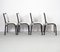 Black and White Cavour Chairs by Vittorio Gregotti for Poltrona Frau, 1980s, Set of 4, Image 3