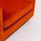 Sedie cubiche in velluto arancione di Milo Baughman, anni '60, set di 2, Immagine 10