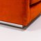 Sedie cubiche in velluto arancione di Milo Baughman, anni '60, set di 2, Immagine 11