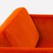 Orange Velvet Cube Chairs by Milo Baughman, 1960s, Set of 2 9