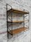 Vintage Belgian Wood & Steel Wall Shelves 16