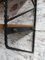 Vintage Belgian Wood & Steel Wall Shelves 13