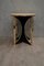 Mid-Century Goat Skin and Brass Side Tables, 1960s, Set of 2, Image 1