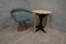 Mid-Century Goat Skin and Brass Side Tables, 1960s, Set of 2, Image 3