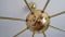 Mid-Century Brass Sputnik Chandeliers, 1960s, Set of 2, Image 4