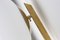 Stella Canopy Chrome Lucif Decken- oder Wandlampe aus Messing & Opalglas von Design for Mach 5