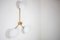 Stella Triennale Chrom Lucid Decken- oder Wandlampe aus Messing & Opalglas von Design for Macha 2