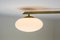 Brass & Opaline Glass Stella Toi & Moi Chrome Lucid Ceiling or Wall Lamp from Design for Macha 6