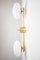 Brass & Opaline Glass Stella Toi & Moi Chrome Lucid Ceiling or Wall Lamp from Design for Macha 2