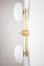 Brass & Opaline Glass Stella Toi & Moi Chrome Lucid Ceiling or Wall Lamp from Design for Macha, Image 2