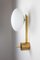 Brass & Opaline Glass Stella Baby Chrome Ceiling or Wall Lamp from Design for Macha, Image 2