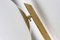 Stella Angel Chrom Lucid Wand- oder Deckenlampe aus Messing & Opalglas von Design for Macha 3